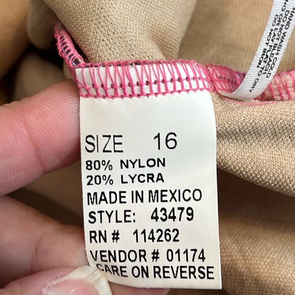 NWT Vintage Spiegle One Piece Swimsuit Size 16 - Picture 5 of 6